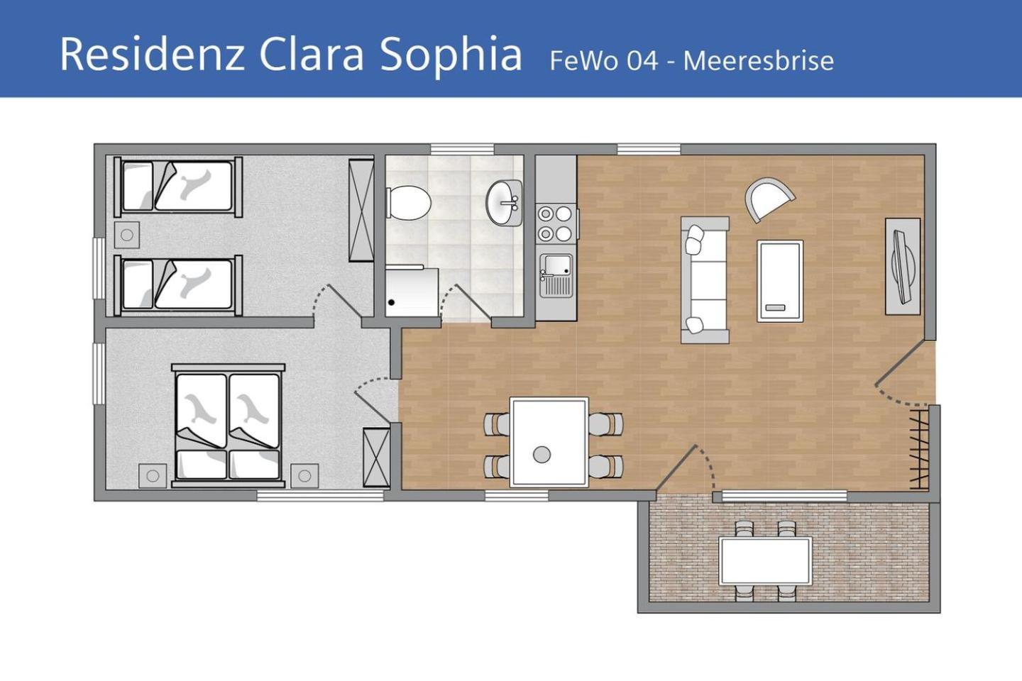בינץ Ferienwohnung Meeresbrise In Der Residenz Clara Sophia מראה חיצוני תמונה